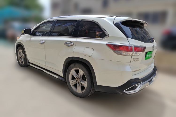 Used Toyota Highlander 2015 2.0T Four-Wheel Drive Luxury Edition 7-Seater Rear Left 45 Deg