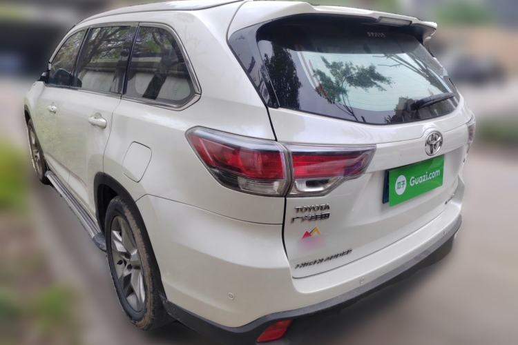 Used Toyota Highlander 2015 2.0T Four-Wheel Drive Luxury Edition 7-Seater Rear Left 45 Deg