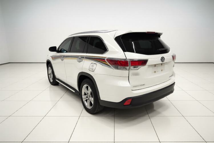 Used Toyota Highlander 2015 2.0T Four-Wheel Drive Luxury Edition 7-Seater Rear Left 45 Deg