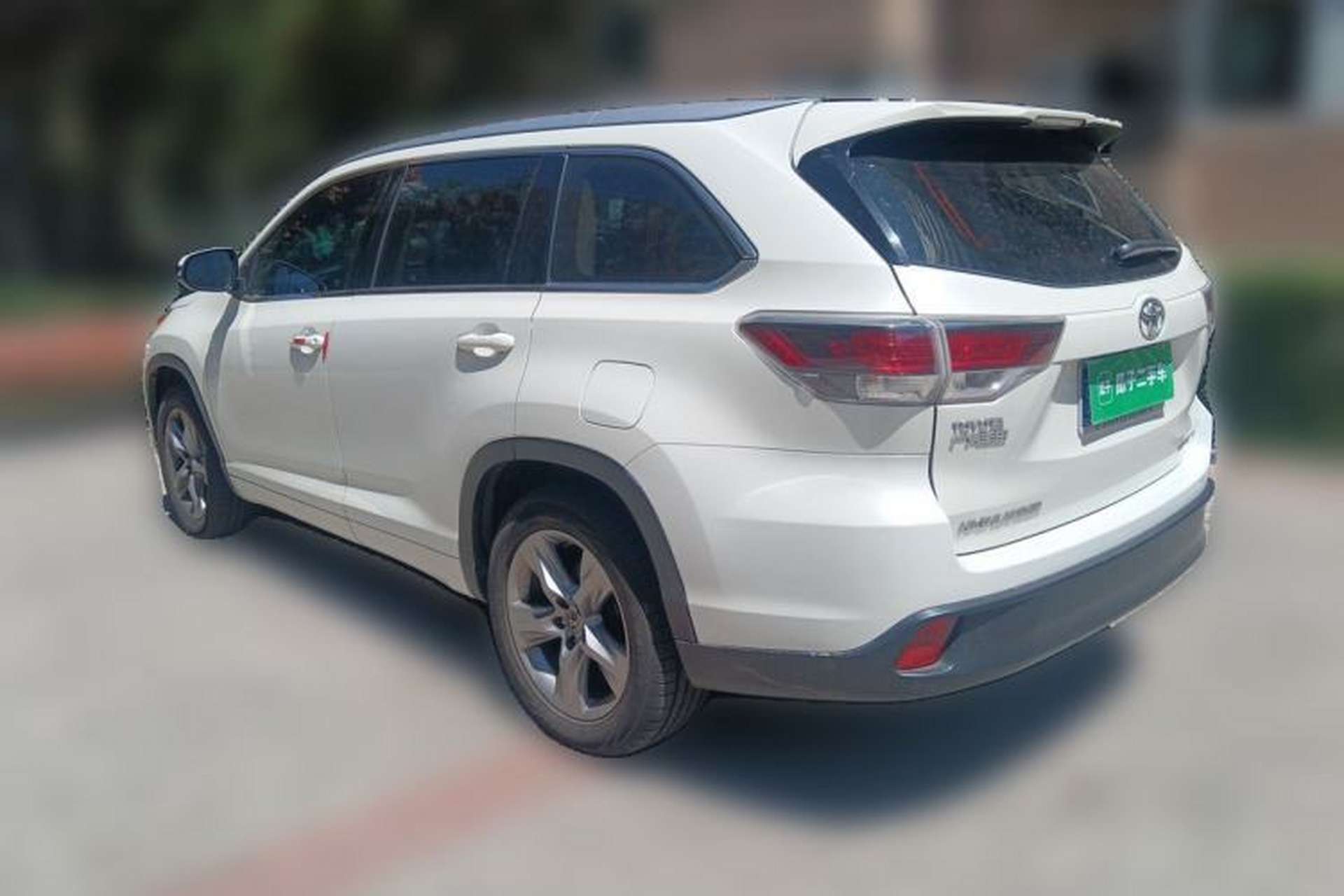 Used Toyota Highlander 2015 2.0T Four-Wheel Drive Luxury Edition 7-Seater Rear Left 45 Deg