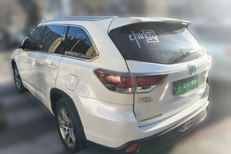 Used Toyota Highlander 2015 2.0T Four-Wheel Drive Luxury Edition 7-Seater Rear Left 45 Deg