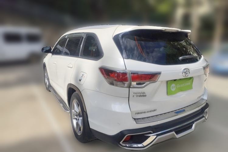 Used Toyota Highlander 2015 2.0T Four-Wheel Drive Luxury Edition 7-Seater Rear Left 45 Deg