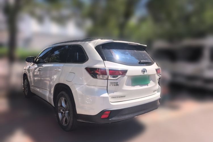 Used Toyota Highlander 2015 2.0T Four-Wheel Drive Luxury Edition 7-Seater Rear Left 45 Deg