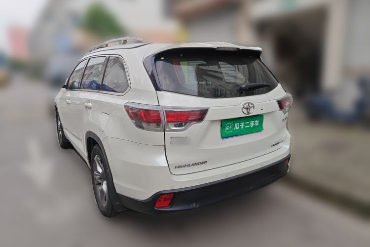 Used Toyota Highlander 2015 2.0T Four-Wheel Drive Ultimate Edition 7-Seater Rear Left 45 Deg