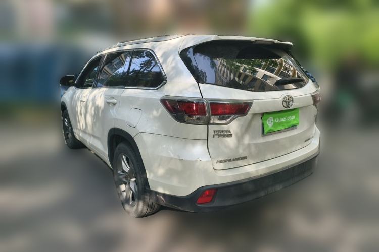 Used Toyota Highlander 2015 2.0T Four-Wheel Drive Luxury Edition 7-Seater Rear Left 45 Deg