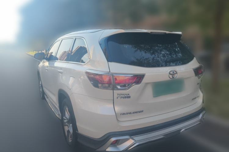 Used Toyota Highlander 2015 2.0T Four-Wheel Drive Luxury Edition 7-Seater Rear Left 45 Deg