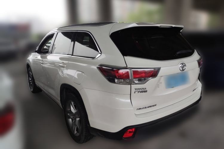 Used Toyota Highlander 2015 2.0T Four-Wheel Drive Luxury Edition 7-Seater Rear Left 45 Deg