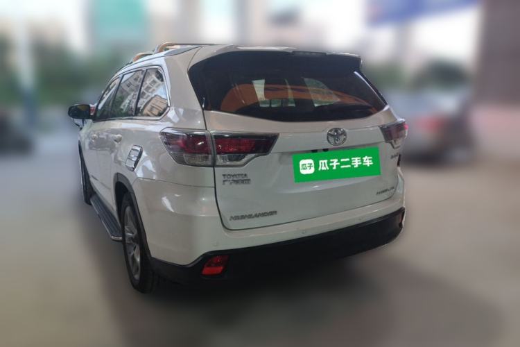 Used Toyota Highlander 2015 2.0T Four-Wheel Drive Luxury Edition 7-Seater Rear Left 45 Deg
