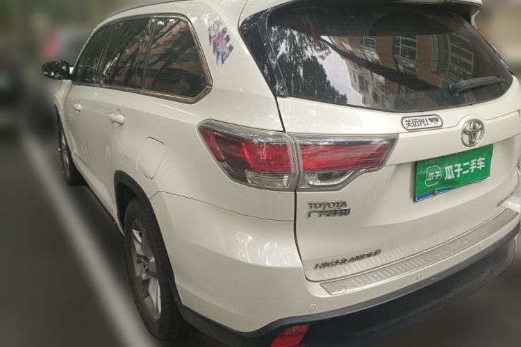 Used Toyota Highlander 2015 2.0T Four-Wheel Drive Luxury Edition 7-Seater Rear Left 45 Deg