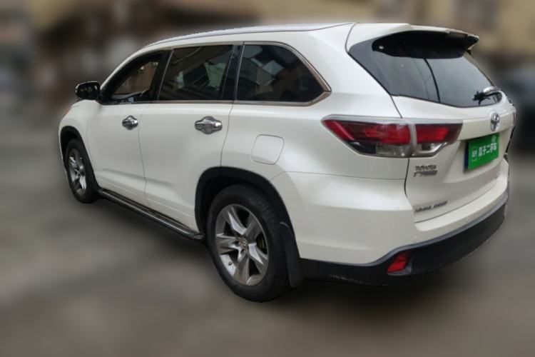 Used Toyota Highlander 2015 2.0T Four-Wheel Drive Ultimate Edition 7-Seater Rear Left 45 Deg