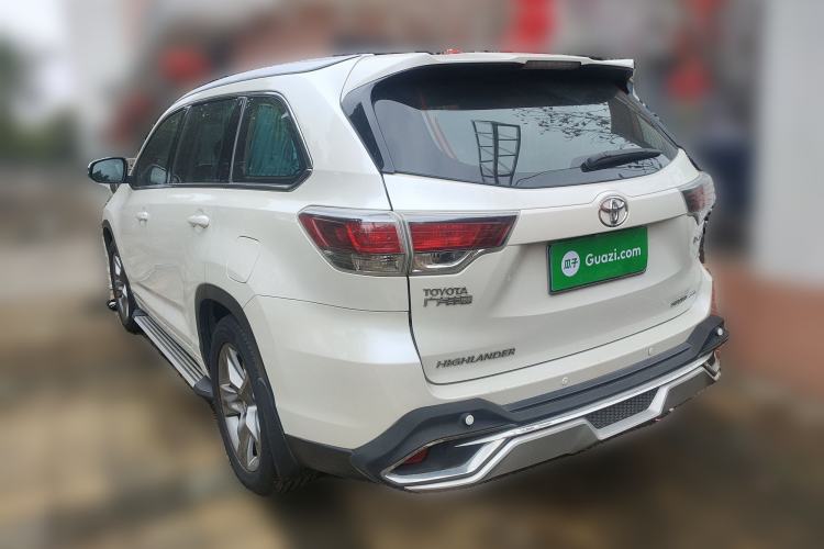 Used Toyota Highlander 2015 2.0T Four-Wheel Drive Luxury Edition 7-Seater Rear Left 45 Deg