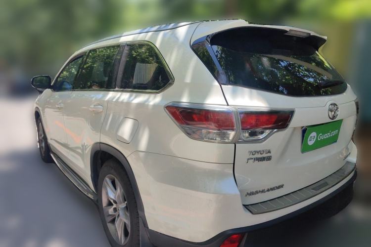 Used Toyota Highlander 2015 2.0T Four-Wheel Drive Luxury Edition 7-Seater Rear Left 45 Deg