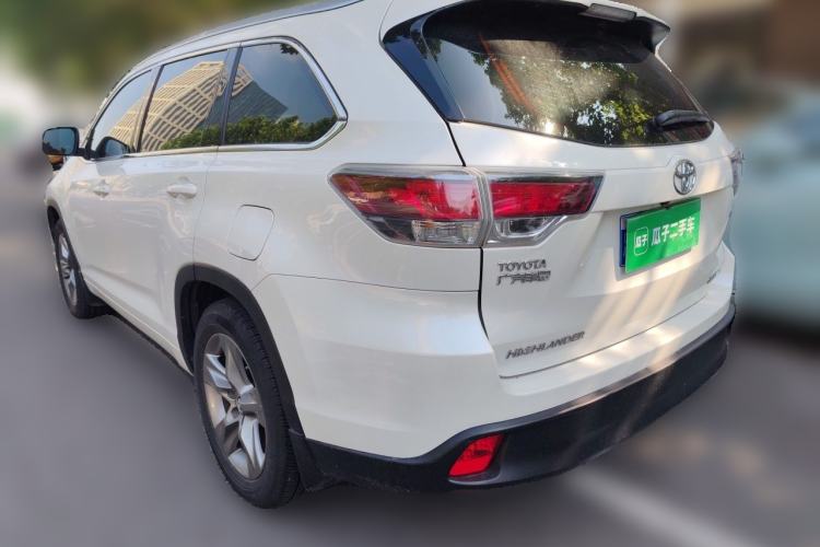 Used Toyota Highlander 2015 2.0T Four-Wheel Drive Luxury Edition 7-Seater Rear Left 45 Deg
