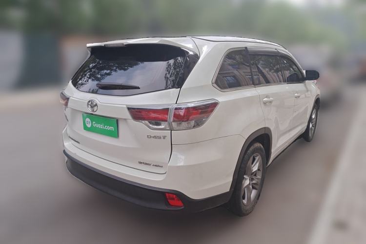 Used Toyota Highlander 2015 2.0T Four-Wheel Drive Luxury Edition 7-Seater Rear Right 45 Deg