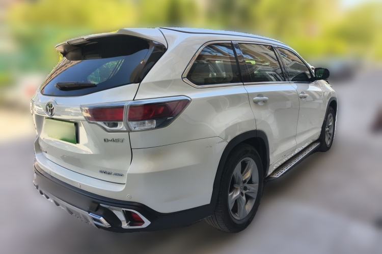 Used Toyota Highlander 2015 2.0T Four-Wheel Drive Luxury Edition 7-Seater Rear Right 45 Deg