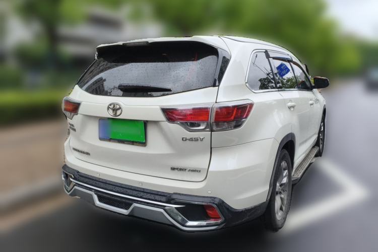 Used Toyota Highlander 2015 2.0T Four-Wheel Drive Luxury Edition 7-Seater Rear Right 45 Deg