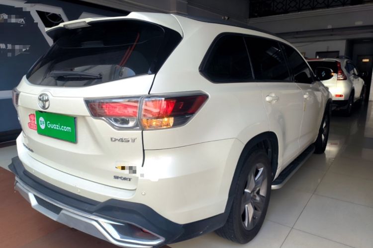 Used Toyota Highlander 2015 2.0T Two-Wheel Drive Luxury Edition 7 Seats Rear Right 45 Deg