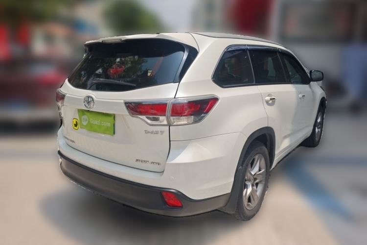 Used Toyota Highlander 2015 2.0T Four-Wheel Drive Luxury Edition 7-Seater Rear Right 45 Deg