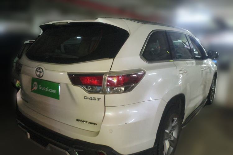Used Toyota Highlander 2015 2.0T Four-Wheel Drive Luxury Edition 7-Seater Rear Right 45 Deg