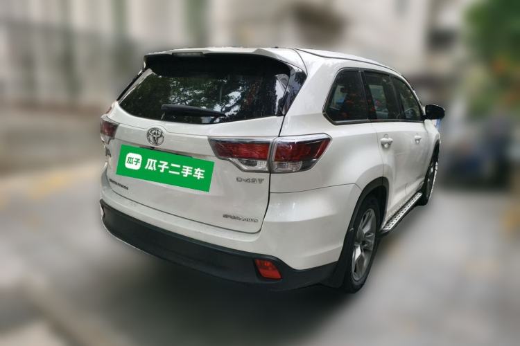 Used Toyota Highlander 2015 2.0T Four-Wheel Drive Luxury Edition 7-Seater Rear Right 45 Deg