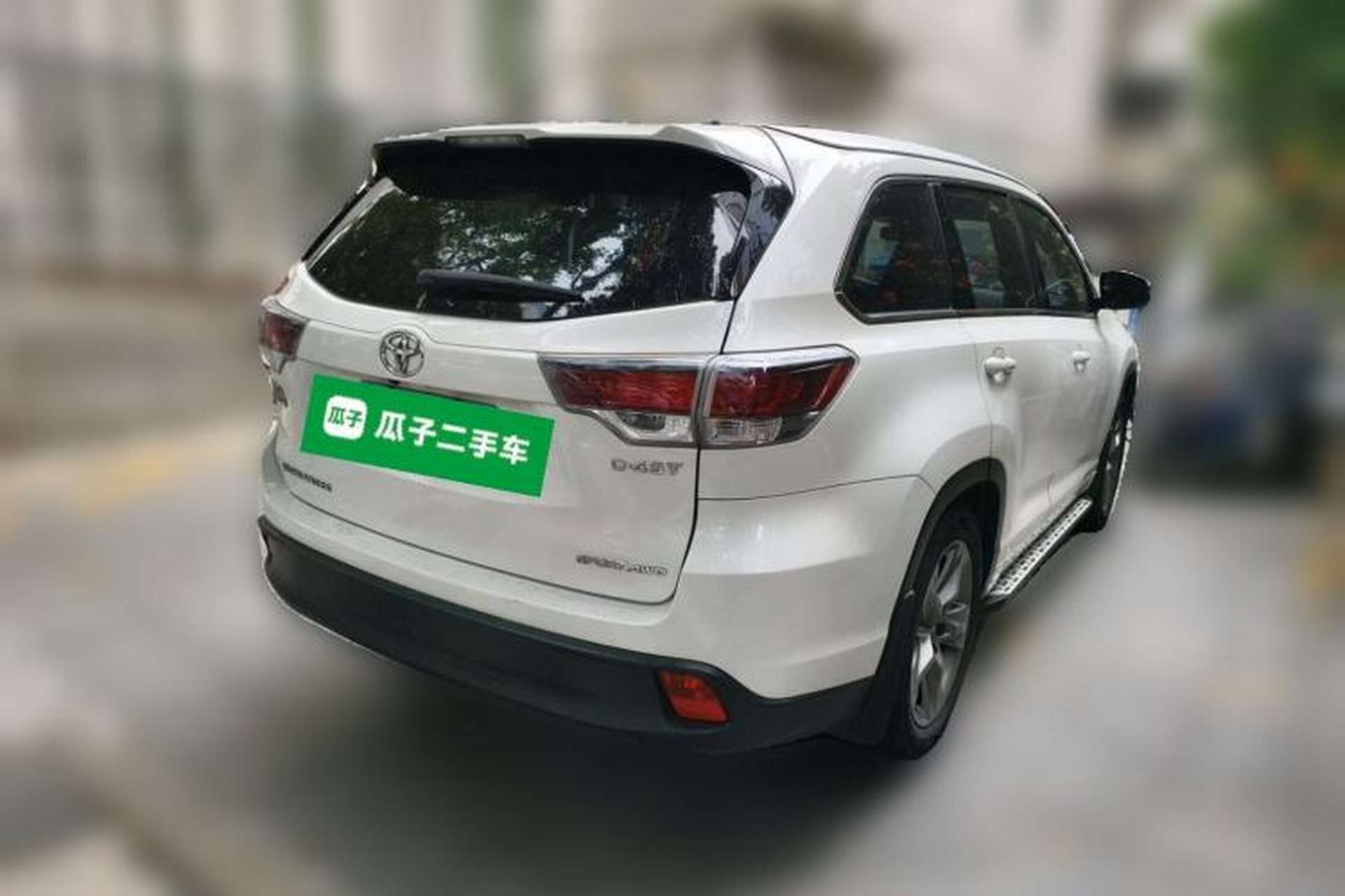 Used Toyota Highlander 2015 2.0T Four-Wheel Drive Luxury Edition 7-Seater Rear Right 45 Deg