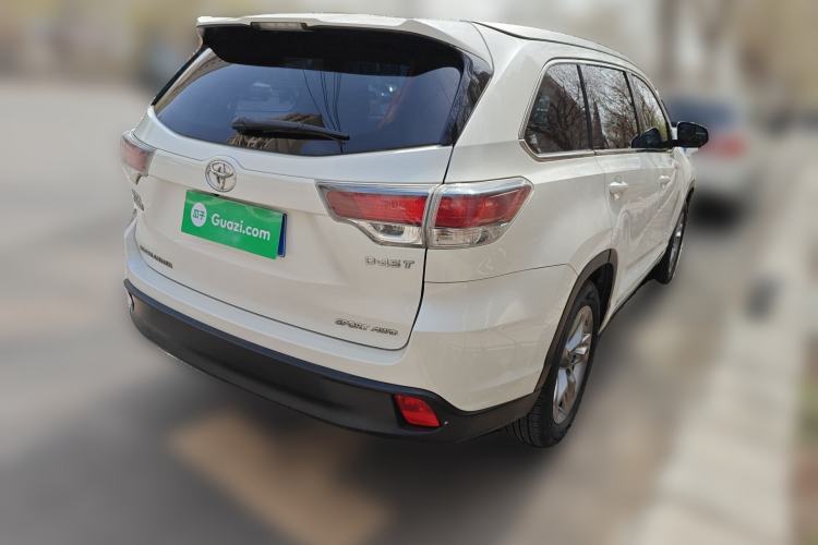 Used Toyota Highlander 2015 2.0T Four-Wheel Drive Luxury Edition 7-Seater Rear Right 45 Deg