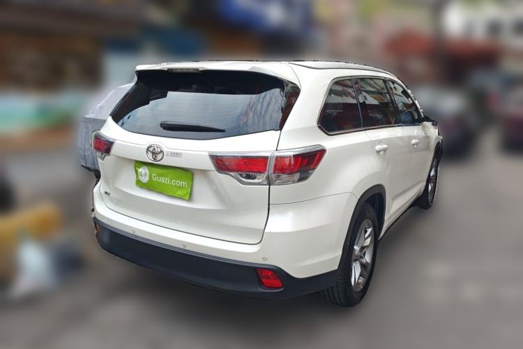 Used Toyota Highlander 2015 2.0T Four-Wheel Drive Luxury Edition 7-Seater Rear Right 45 Deg