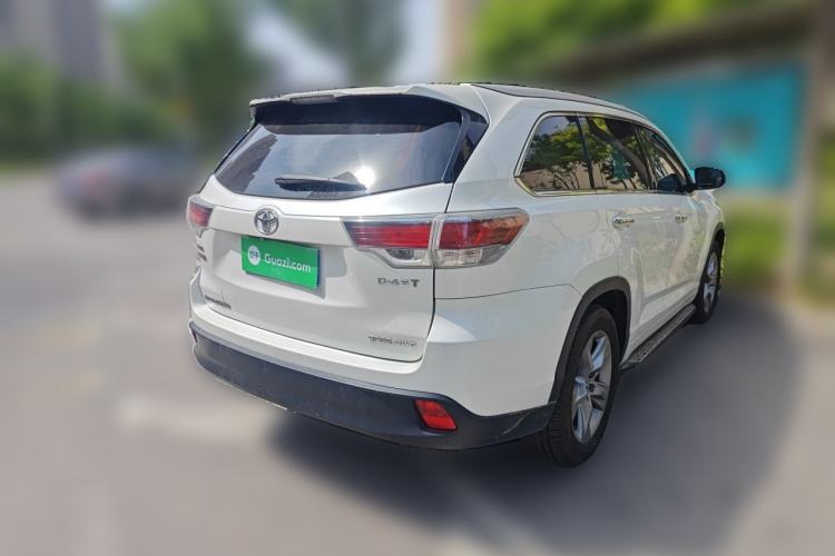 Used Toyota Highlander 2015 2.0T Four-Wheel Drive Luxury Edition 7-Seater Rear Right 45 Deg