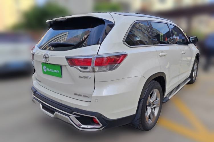Used Toyota Highlander 2015 2.0T Four-Wheel Drive Luxury Edition 7-Seater Rear Right 45 Deg