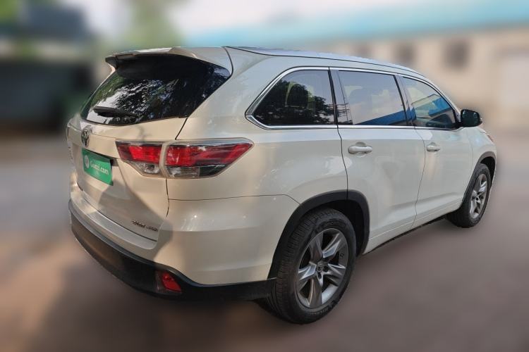 Used Toyota Highlander 2015 2.0T Four-Wheel Drive Luxury Edition 7-Seater Rear Right 45 Deg