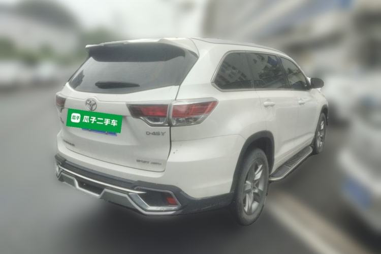 Used Toyota Highlander 2015 2.0T Four-Wheel Drive Luxury Edition 7-Seater Rear Right 45 Deg
