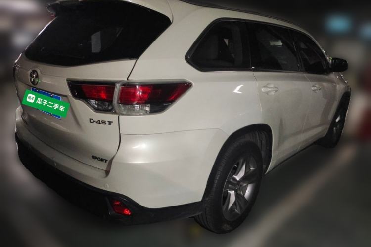 Used Toyota Highlander 2015 2.0T Two-Wheel Drive Luxury Edition 7 Seats Rear Right 45 Deg