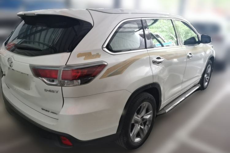 Used Toyota Highlander 2015 2.0T Four-Wheel Drive Luxury Edition 7-Seater Rear Right 45 Deg