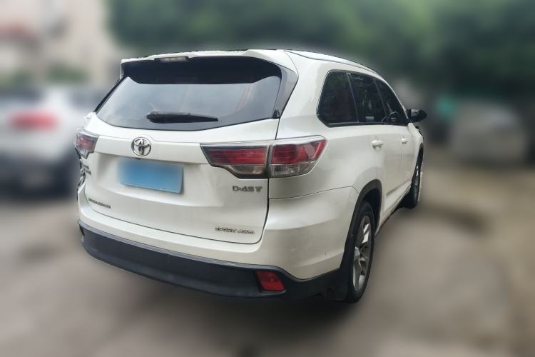 Used Toyota Highlander 2015 2.0T Four-Wheel Drive Luxury Edition 7-Seater Rear Right 45 Deg