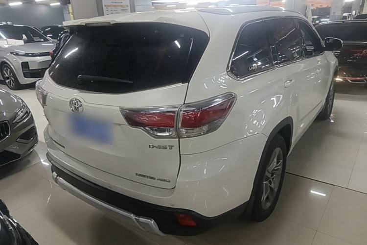 Used Toyota Highlander 2015 2.0T Four-Wheel Drive Ultimate Edition 7-Seater Rear Right 45 Deg