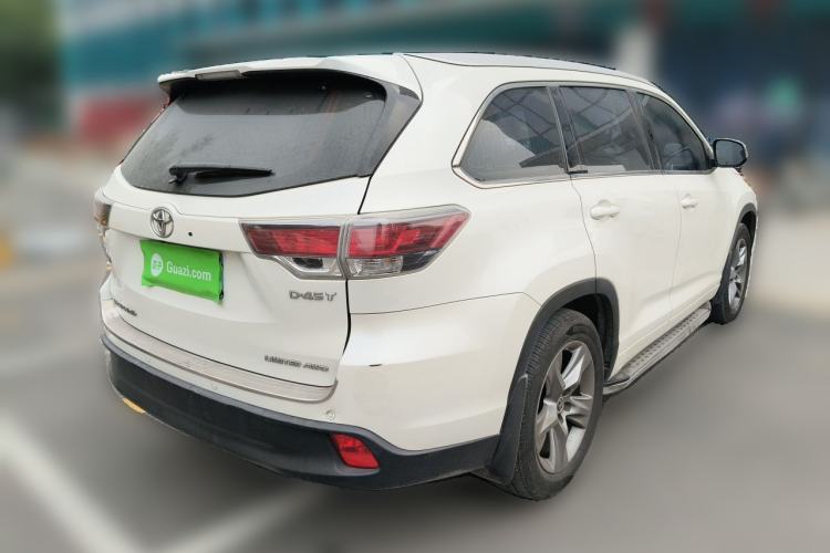 Used Toyota Highlander 2015 2.0T Four-Wheel Drive Ultimate Edition 7-Seater Rear Right 45 Deg