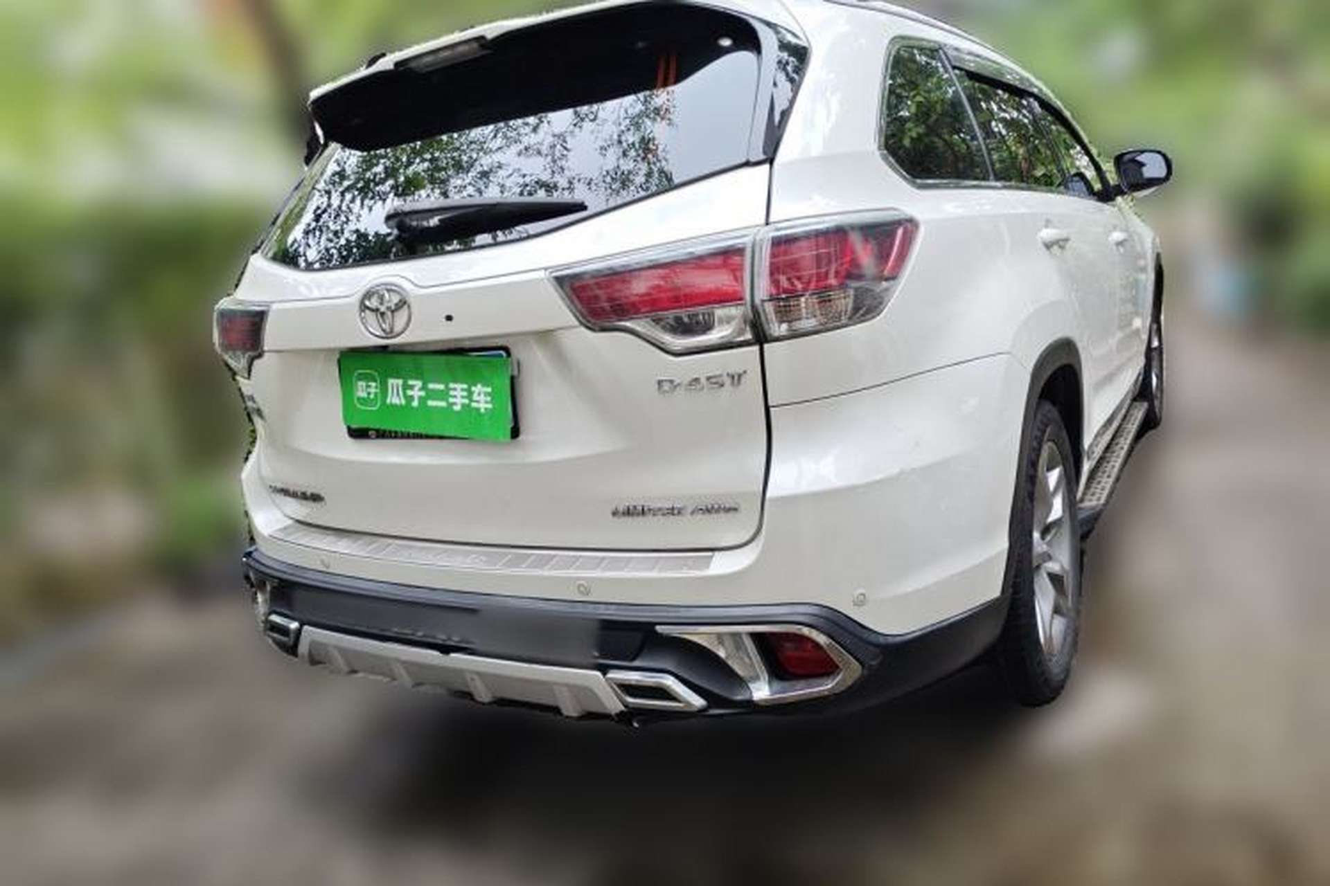 Used Toyota Highlander 2015 2.0T Four-Wheel Drive Ultimate Edition 7-Seater Rear Right 45 Deg