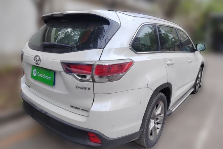 Used Toyota Highlander 2015 2.0T Four-Wheel Drive Luxury Edition 7-Seater Rear Right 45 Deg