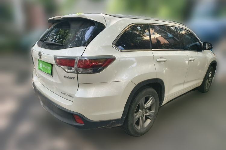 Used Toyota Highlander 2015 2.0T Four-Wheel Drive Luxury Edition 7-Seater Rear Right 45 Deg