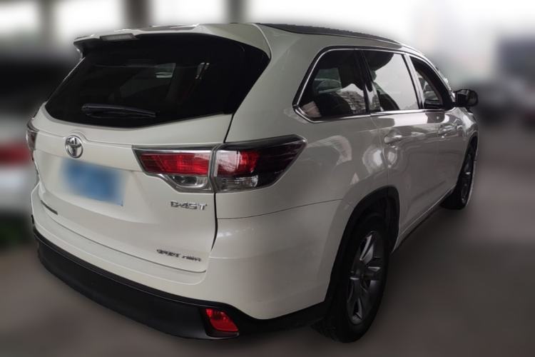 Used Toyota Highlander 2015 2.0T Four-Wheel Drive Luxury Edition 7-Seater Rear Right 45 Deg