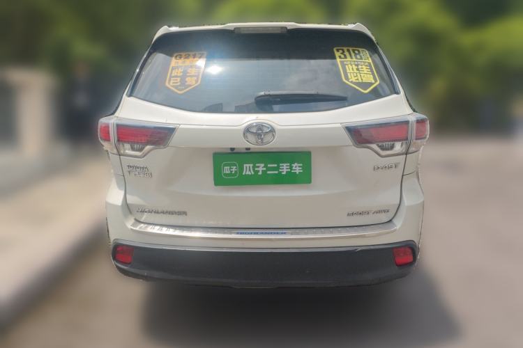 Used Toyota Highlander 2015 2.0T Four-Wheel Drive Luxury Edition 7-Seater Rear