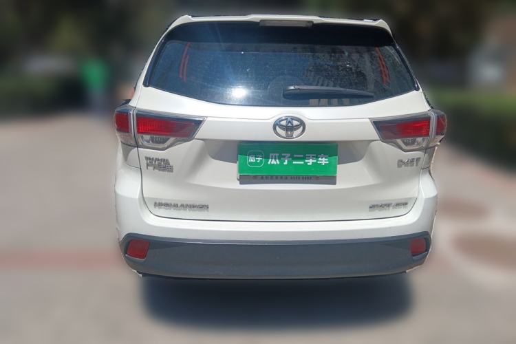Used Toyota Highlander 2015 2.0T Four-Wheel Drive Luxury Edition 7-Seater Rear