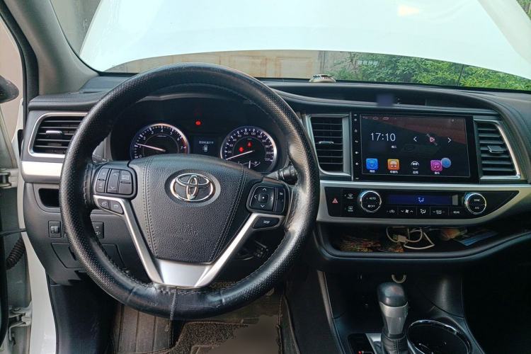 Used Toyota Highlander 2015 2.0T Four-Wheel Drive Luxury Edition 7-Seater Steering Wheel