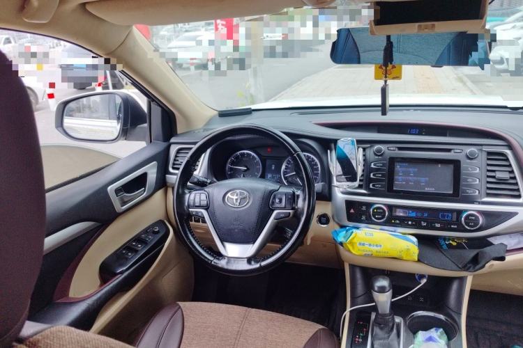 Used Toyota Highlander 2015 2.0T Four-Wheel Drive Luxury Edition 7-Seater Steering Wheel