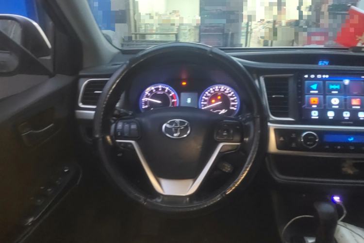 Used Toyota Highlander 2015 2.0T Four-Wheel Drive Luxury Edition 7-Seater Steering Wheel