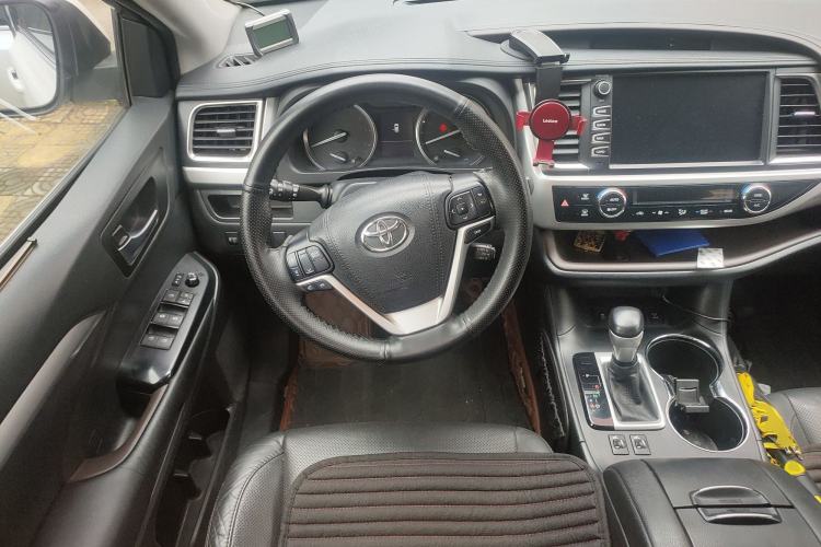 Used Toyota Highlander 2015 2.0T Four-Wheel Drive Luxury Edition 7-Seater Steering Wheel