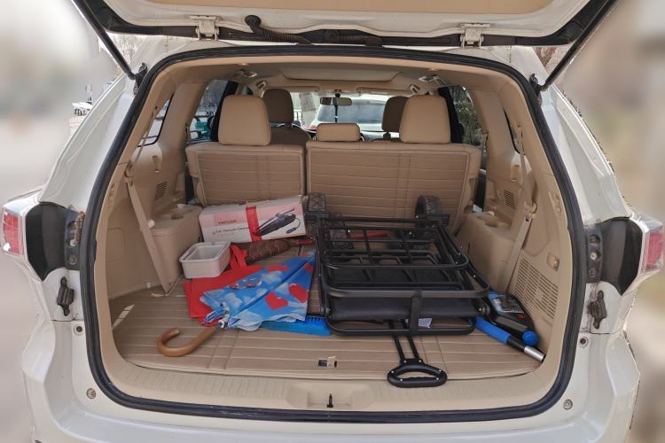 Used Toyota Highlander 2015 2.0T Four-Wheel Drive Luxury Edition 7-Seater Trunk