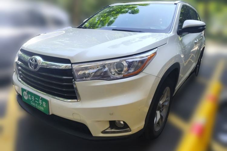 Used Toyota Highlander 2015 2.0T Two-Wheel Drive Luxury Edition 7 Seats Guazi used car, China used car export, Used car for sale, Used cars, Cheapest cars for sale