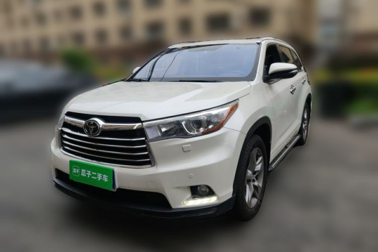 Used Toyota Highlander 2015 2.0T Four-Wheel Drive Ultimate Edition 7-Seater Guazi used car, China used car export, Used car for sale, Used cars, Cheapest cars for sale