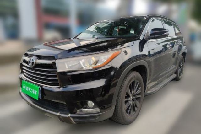 Used Toyota Highlander 2017 2.0T Four-Wheel Drive Black Edition Limited Model